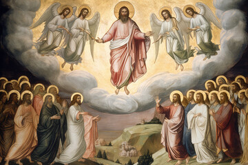 Background information about the ascension day of the son of God, generative AI