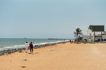 Fototapeta na wymiar Pondicherry french colony
