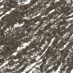 Very hight resolution. Geometric graffiti abstract background. Black acrylic paint stroke texture on white paper. Scattered mud art. Macro image. Hand made grunge.