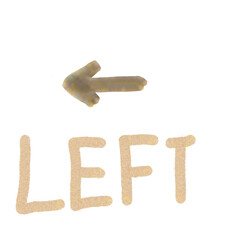 Left sign