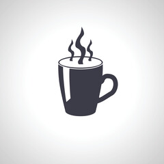 Cup of coffee icon. Cup of hot drink icon