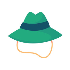 Hiking hat for protection from the sun and rain of the hikers. camping activity ideas