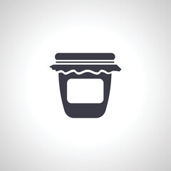 Honey jar icon. Honey jar icon