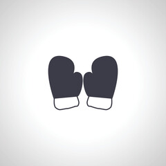 Cooking gloves icon. Cooking gloves icon