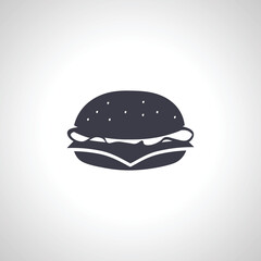 hamburger icon. cheeseburger icon. Burger icon.