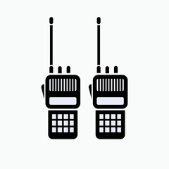 Radio Icon. Handy Talky Symbol - Vector.     