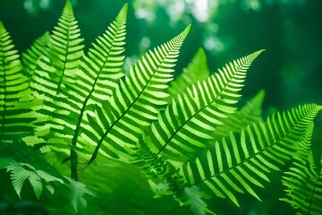fern leaves generated by AI tool
