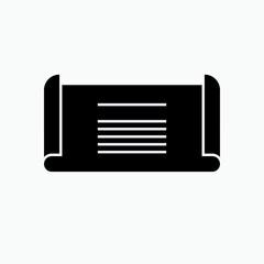 Regulation Icon. Document Symbol – Vector.