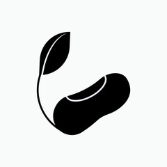 Seed Icon. Growth, Growing Symbol - Vector