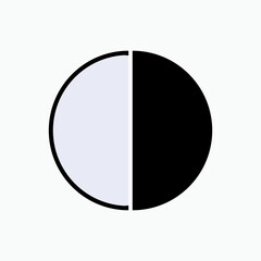 Separation Icon. Separate, Split. Division Symbol.