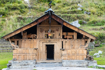Gangaad a remote village in Himalayas, Uttarakhand, India
