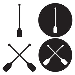 paddle icon vector