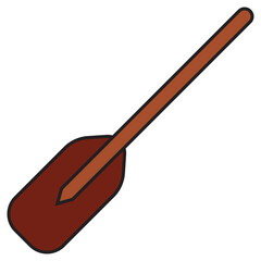 paddle icon vector