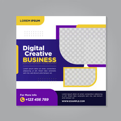 Corporate social media banner template