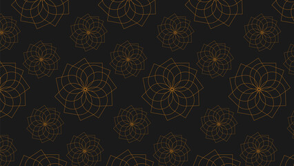 Flower Batik Pattern Design