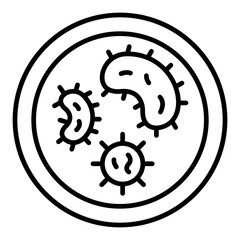 Bacteria Icon