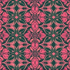 seamless floral pattern, generative AI 