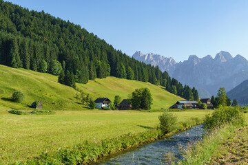 Sommerzeit im Salzkammergut in Österreich