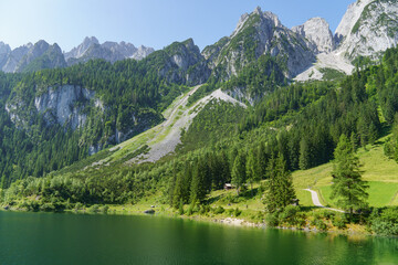 Sommerzeit im Salzkammergut in Österreich