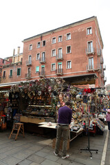 Stall seller of touristic goods - Rio Terra - D. Sabbioni - Venice - Italy