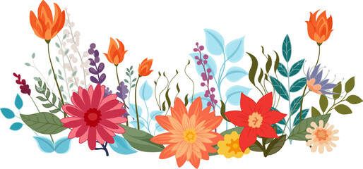 A wild flower floral flowers abstract pattern background design