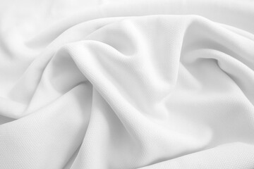 Cloth background. White fabric texture