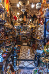 Shop in the Medina souk, Marrakech