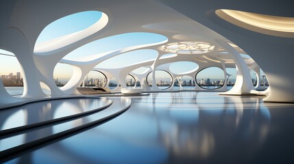 Obraz premium Tv Studio. Backdrop for TV shows .TV on wall. News studio. The perfect backdrop for any green screen or chroma key video or photo production.