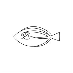 blue tang fish icon
