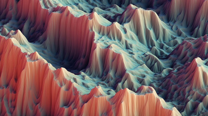 Mountain Elevation Peak Pattern Abstract Hill Background Texture Hiking Planet Geography Nature Land Sci-fi Science Fiction Fantasy