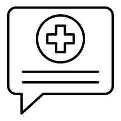 Obraz premium Medical App Icon