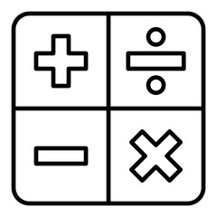 Obraz premium Calculator Icon