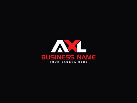 Modern Letter AXL Monogram Logo Icon Vector Art