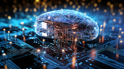  Artificial Intelligence digital Brain future technology