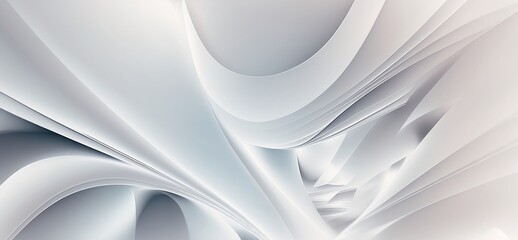 Abstract white background, Generative AI