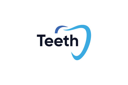 Elegant dental clinic logo design