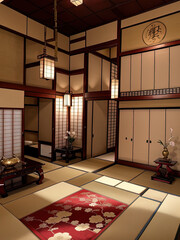 Japan Interior Design with Generative AI.