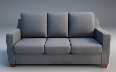 Fototapeta na wymiar Close-up sofa in the empty room. 3d sofa. Sofa front display 