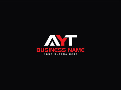 AYT Logo Icon, Professional Ay Letter Logo Icon Vector Stock For Your Shop