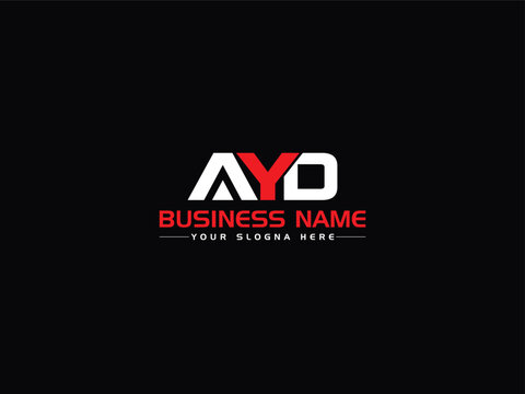AYD Logo Icon, Professional Ay Letter Logo Icon Vector Stock For Your Shop