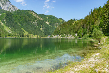 Fototapeta na wymiar Sommer im alzkammergut in Österreich