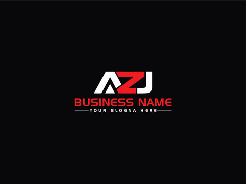 AZJ Logo Stock, Premium Vector Azj az Letter Logo Icon Design