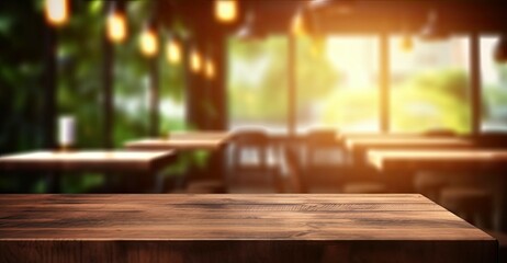 This stunning coffee shop photograph featuring a cozy shelf and table setup, perfect for a cafe or restaurant decor. The bokeh effect in the background adds a touch of magic to the scene