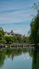 river in city, munich