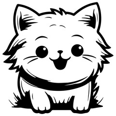 Line Art Cat
