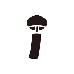 Wind chime icon.Flat silhouette version.