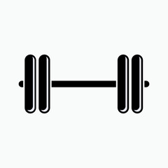 Barbel Icon. Universal Interface Element, Sign and Symbol - Vector