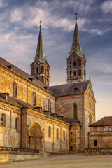Fototapeta na wymiar The historic cathedral of Bamberg