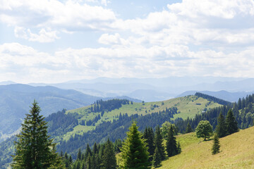 amazing views of the earth planet, mountains and forests of Ukraine, ukrainian carpathians, mountain view, mountains Carpathian. Ukraine