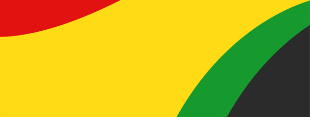 Minimalist wallpaper background with black, green, red, and yellow colors.